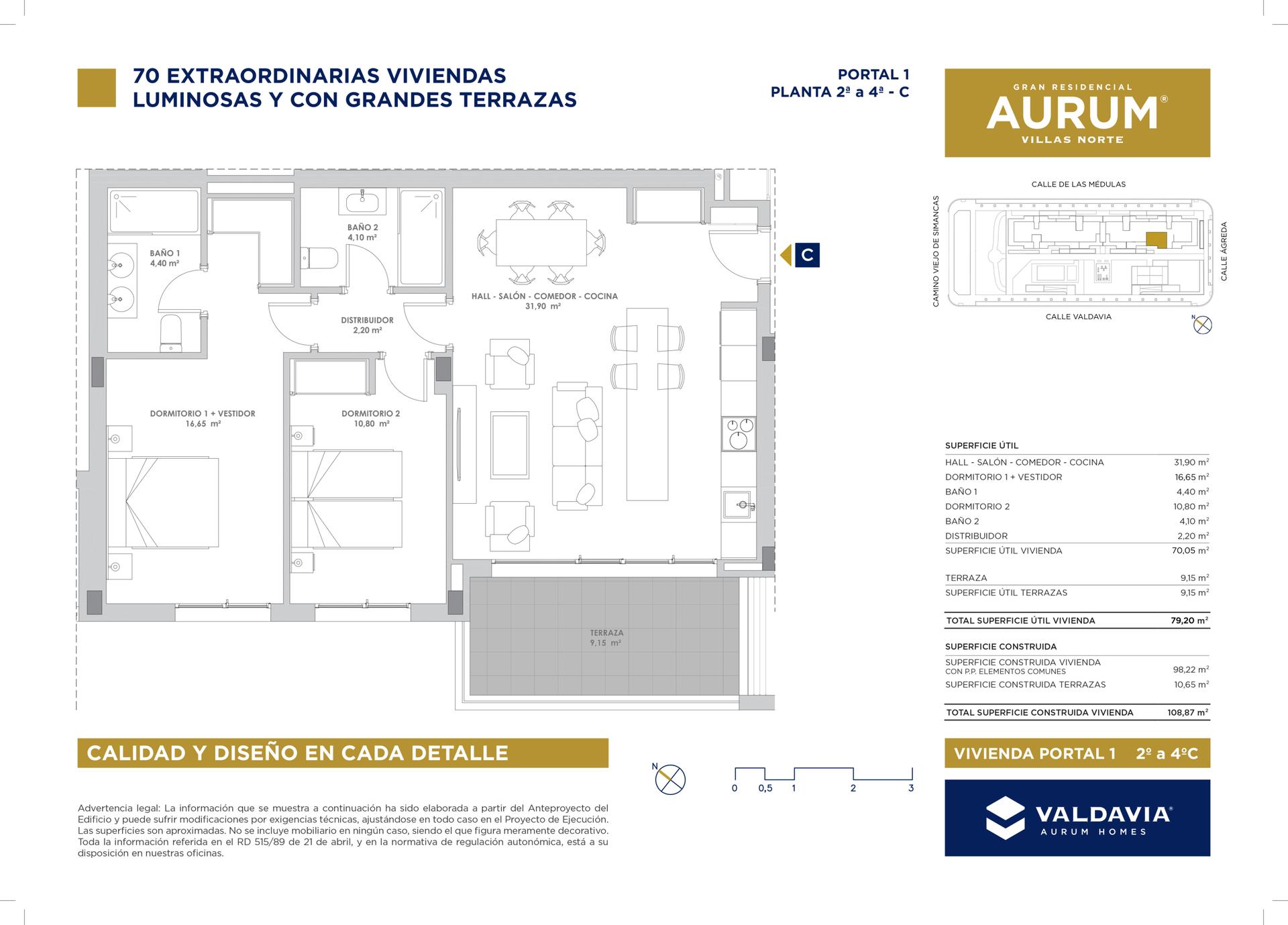 vivienda obra nueva valladolid piso 2 dormitorios 24c