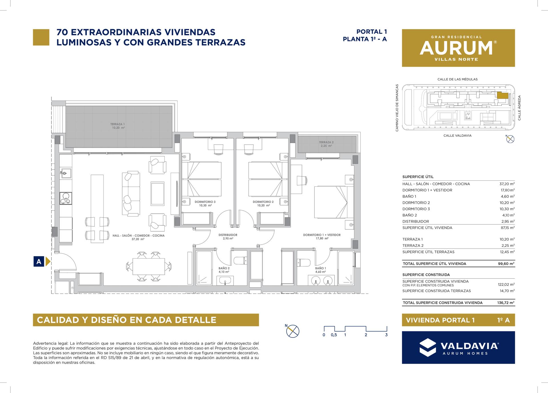 vivienda obra nueva Valladolid piso 3 dormitorios 11a