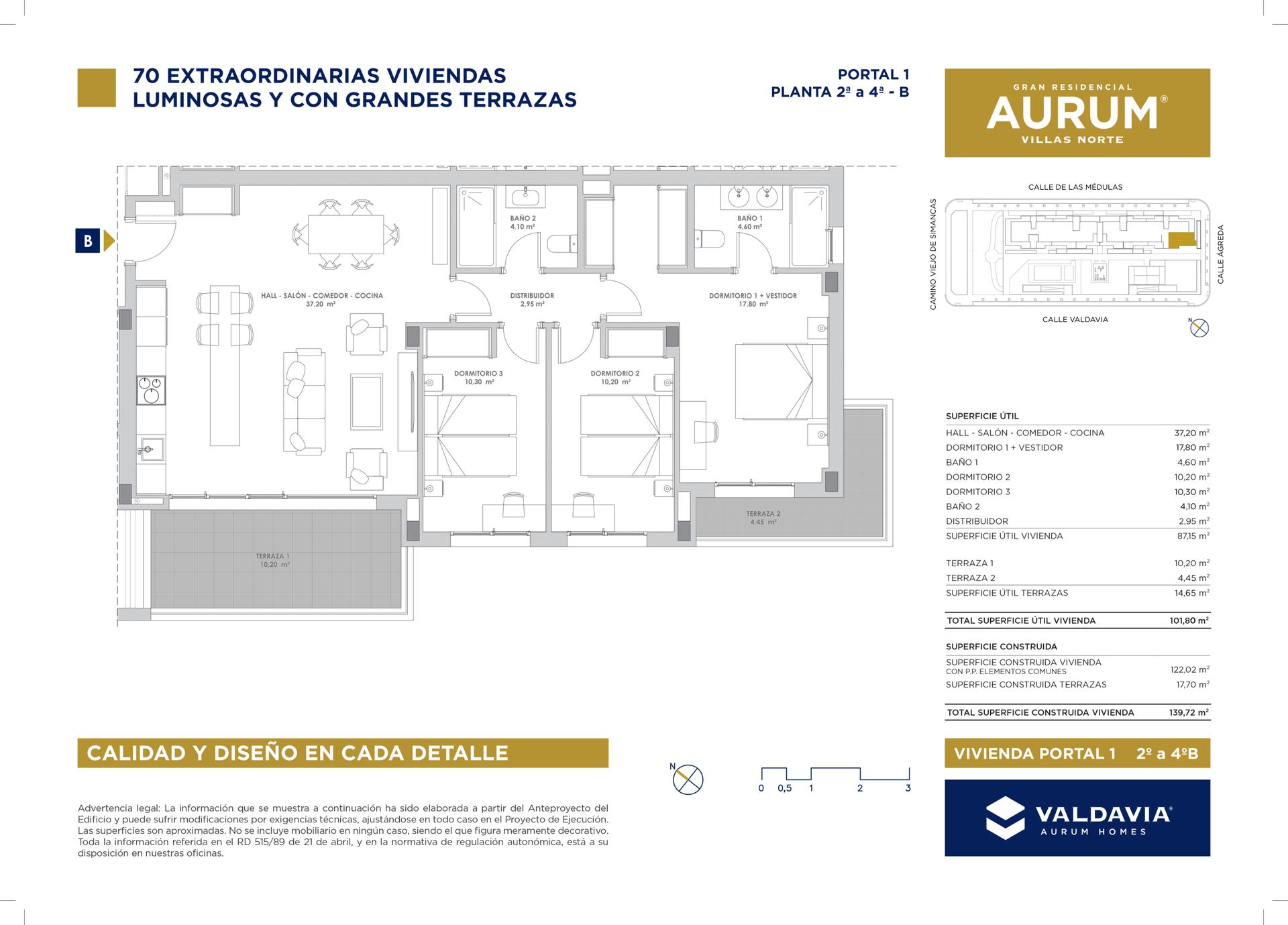 vivienda obra nueva valladolid piso 3 dormitorios 124b