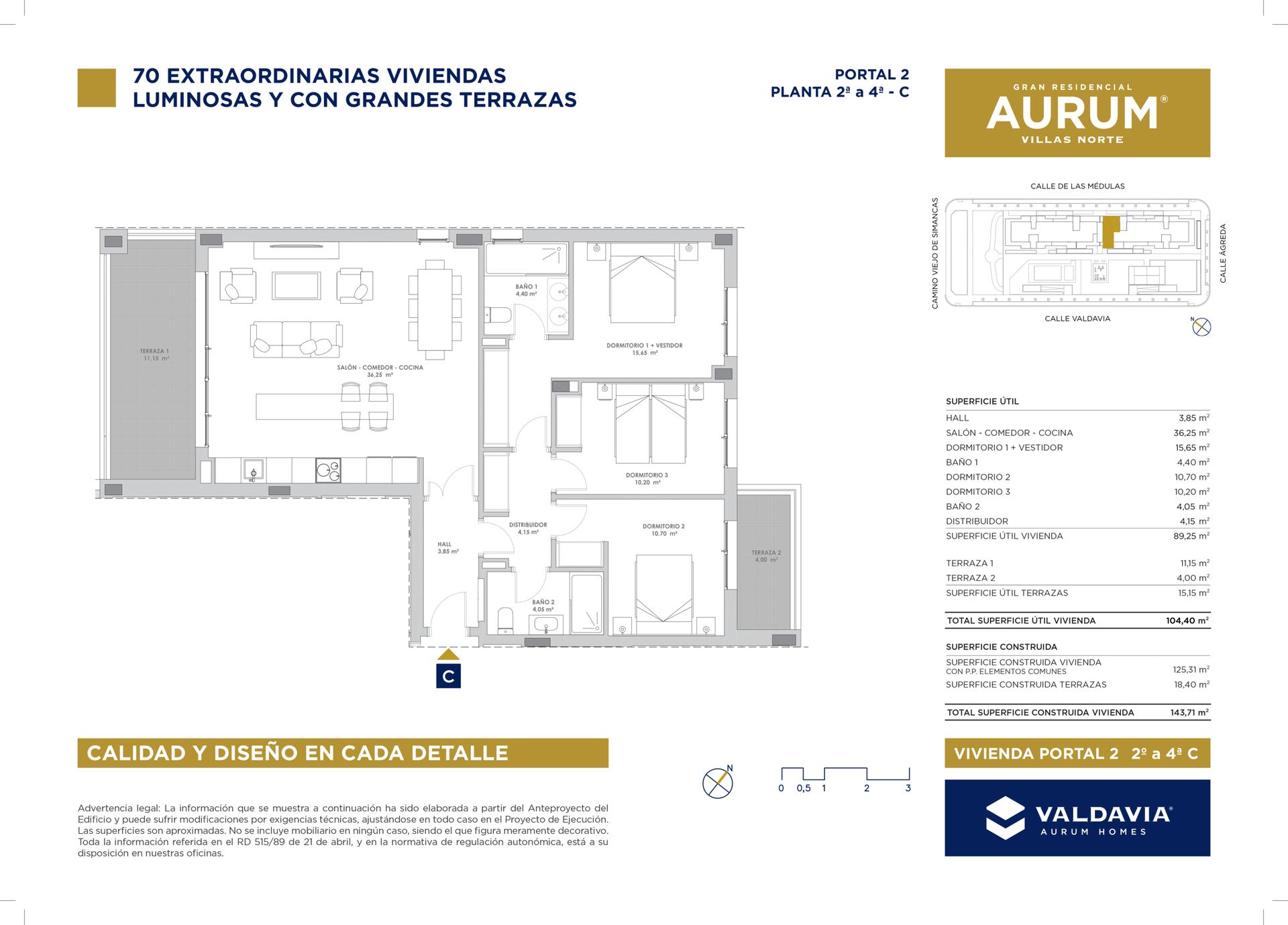 vivienda obra nueva valladolid piso 3 dormitorios 24c